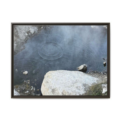 Ripples of Silence - Unique Stretched Canvas Wall Art
