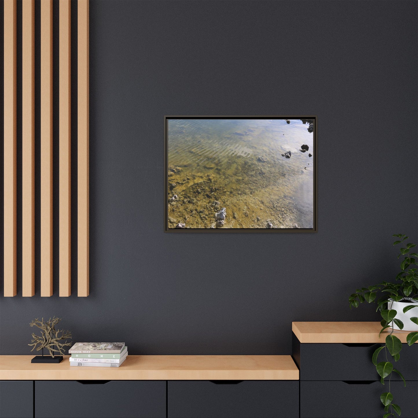 Ripples of Stone - Unique Stretched Canvas Wall Art
