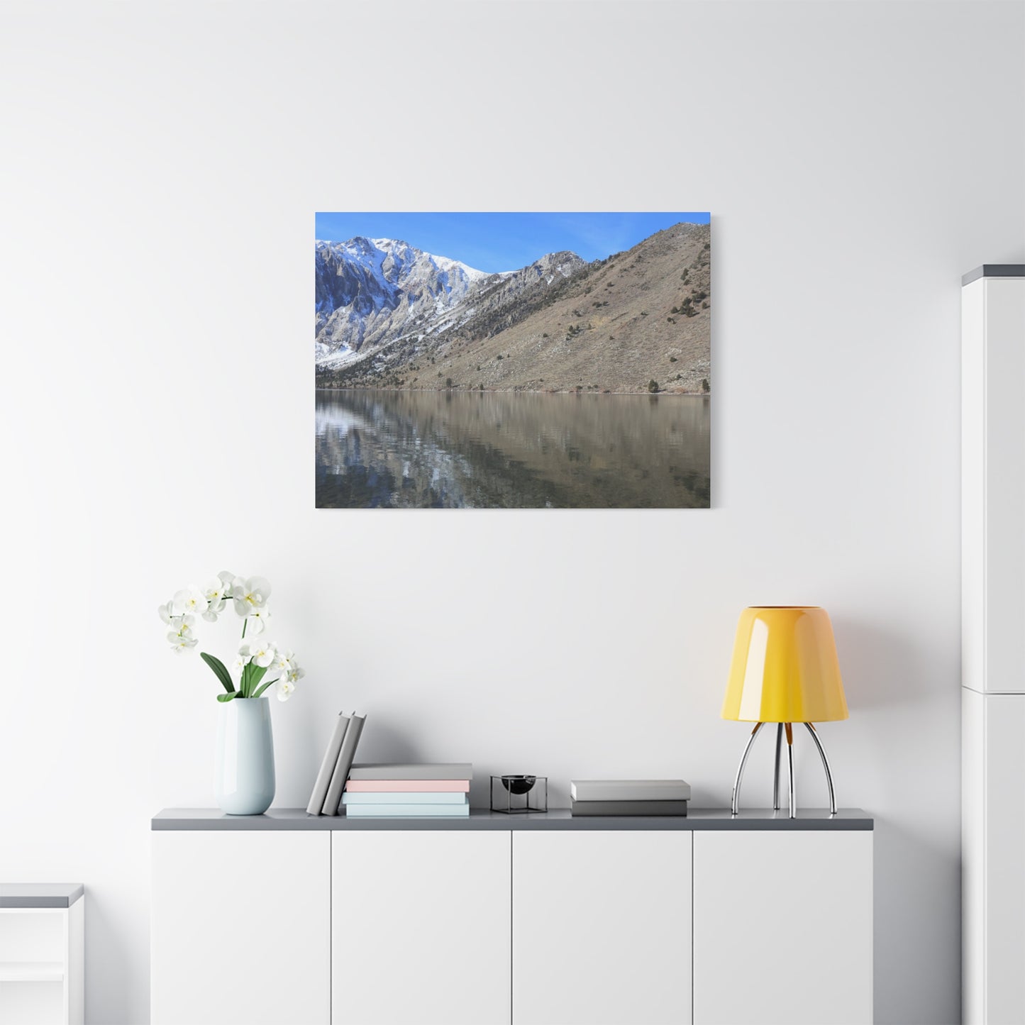 Reflection of Silence - Unique Frameless Canvas Wall Art