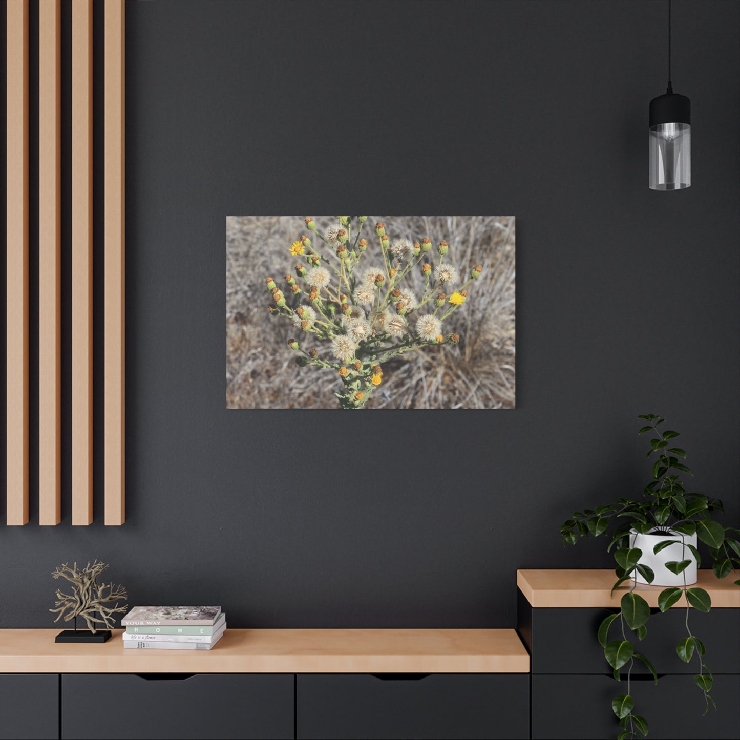 Whispers of the Dry Meadow - Unique Stretched Canvas Wall Art - Art By Earth