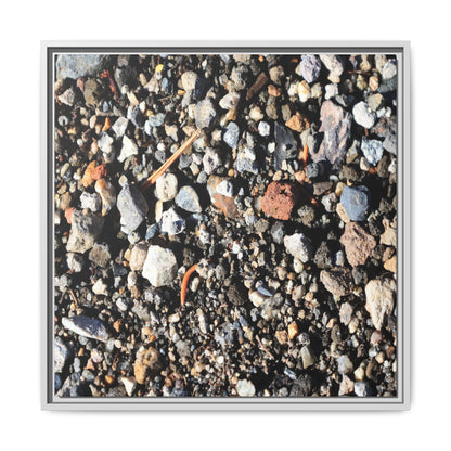 Stones and Soil - Unique Stretched Canvas Wall Art