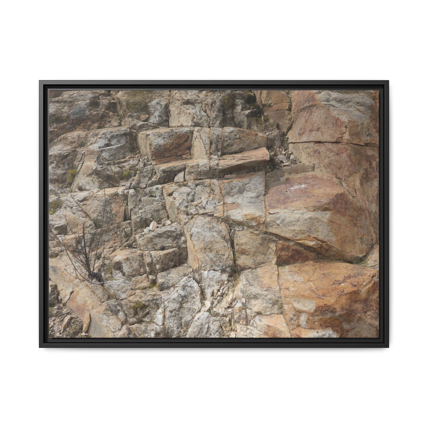 Sandstone Symphony - Unique Stretched Canvas Wall Art - Art By Earth