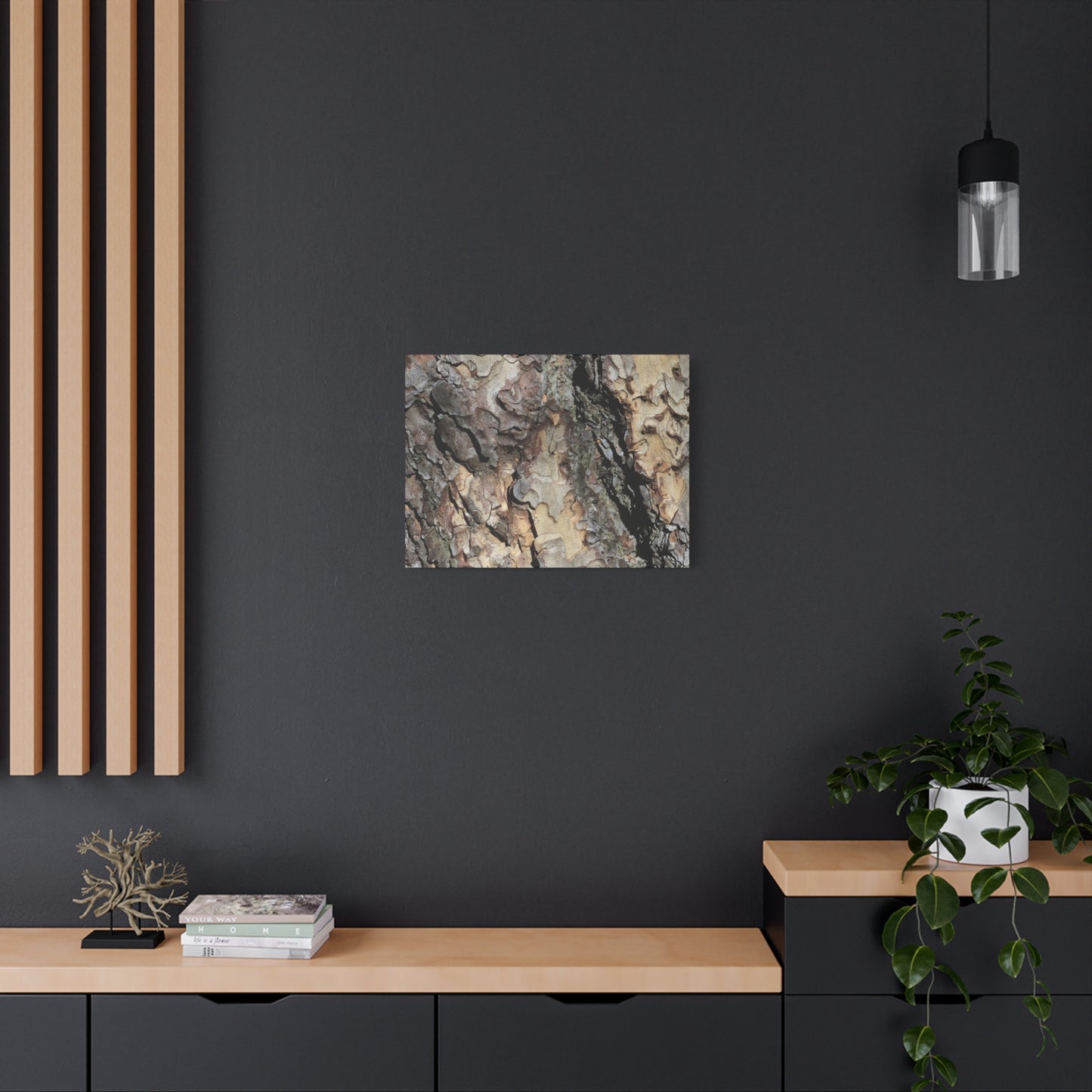 Wooden Labyrinth - Unique Frameless Canvas Wall Art - Art By Earth