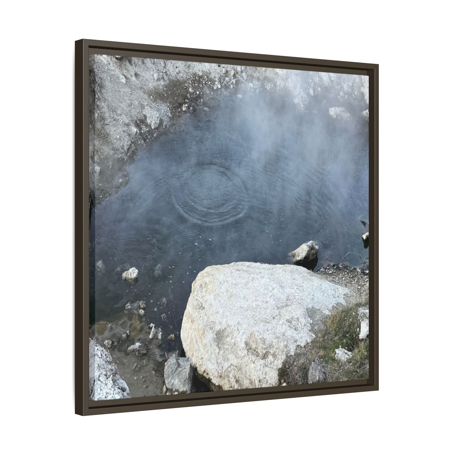 Ripples of Silence - Unique Stretched Canvas Wall Art