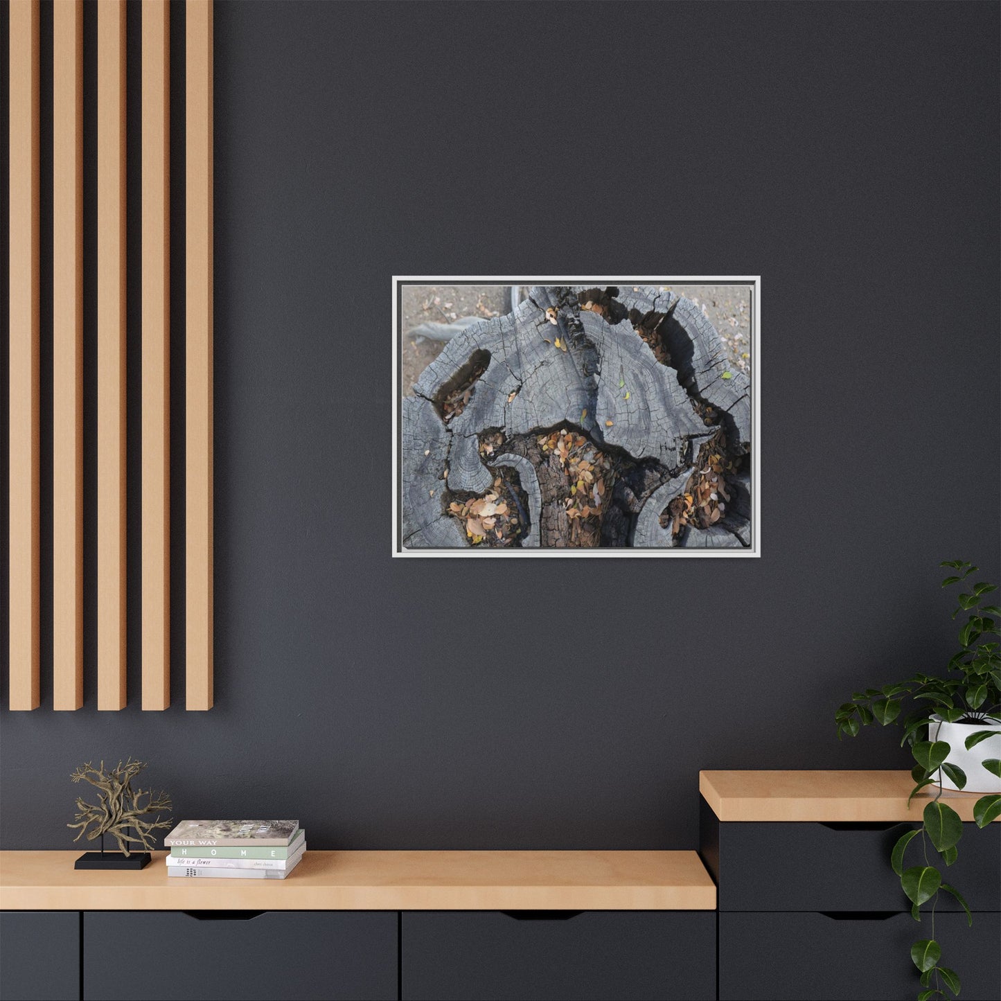 Time's Fractal Memory - Unique Stretched Canvas Wall Art - Art By Earth