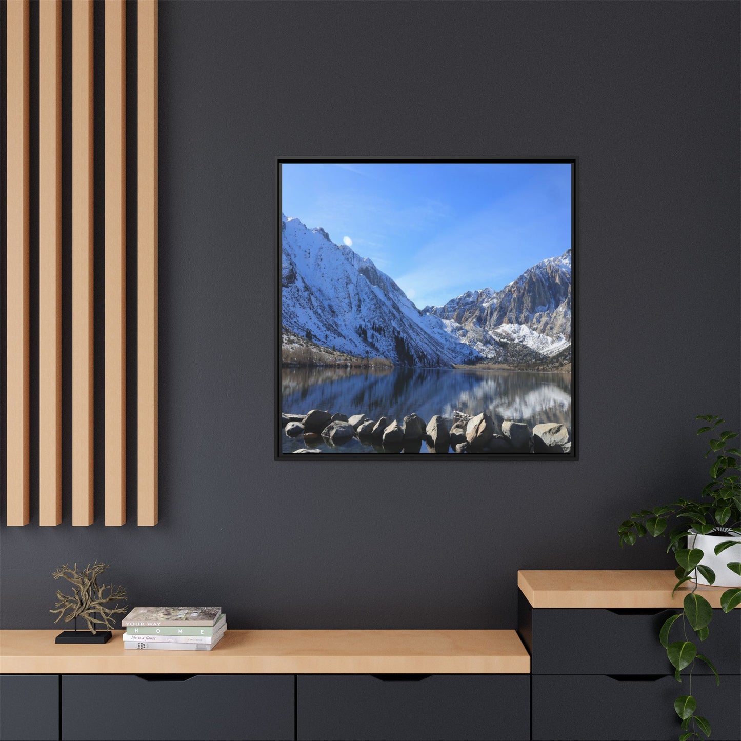 Stones of Serenity - Unique Stretched Canvas Wall Art