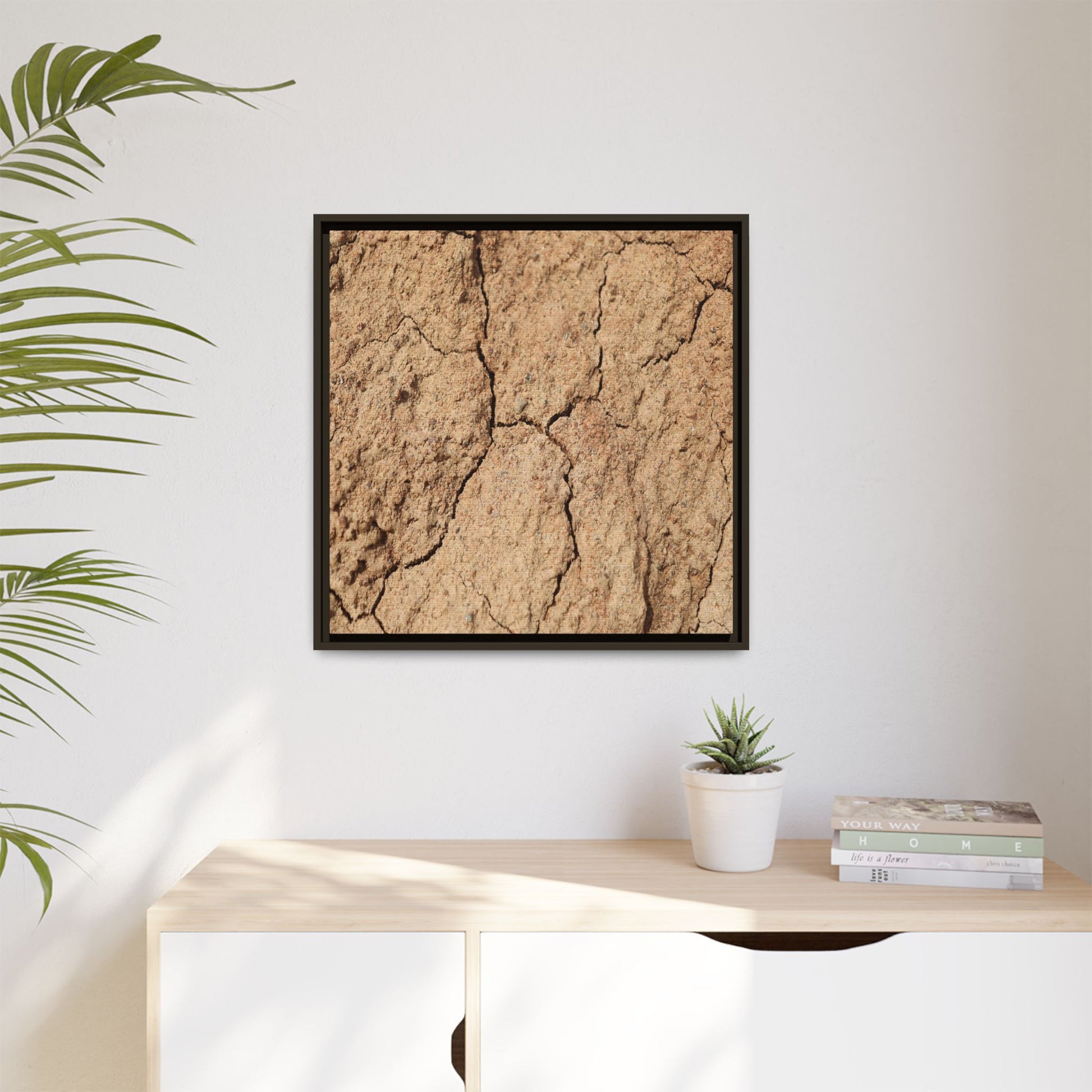 Parched Land - Unique Stretched Canvas Wall Art - Art By Earth