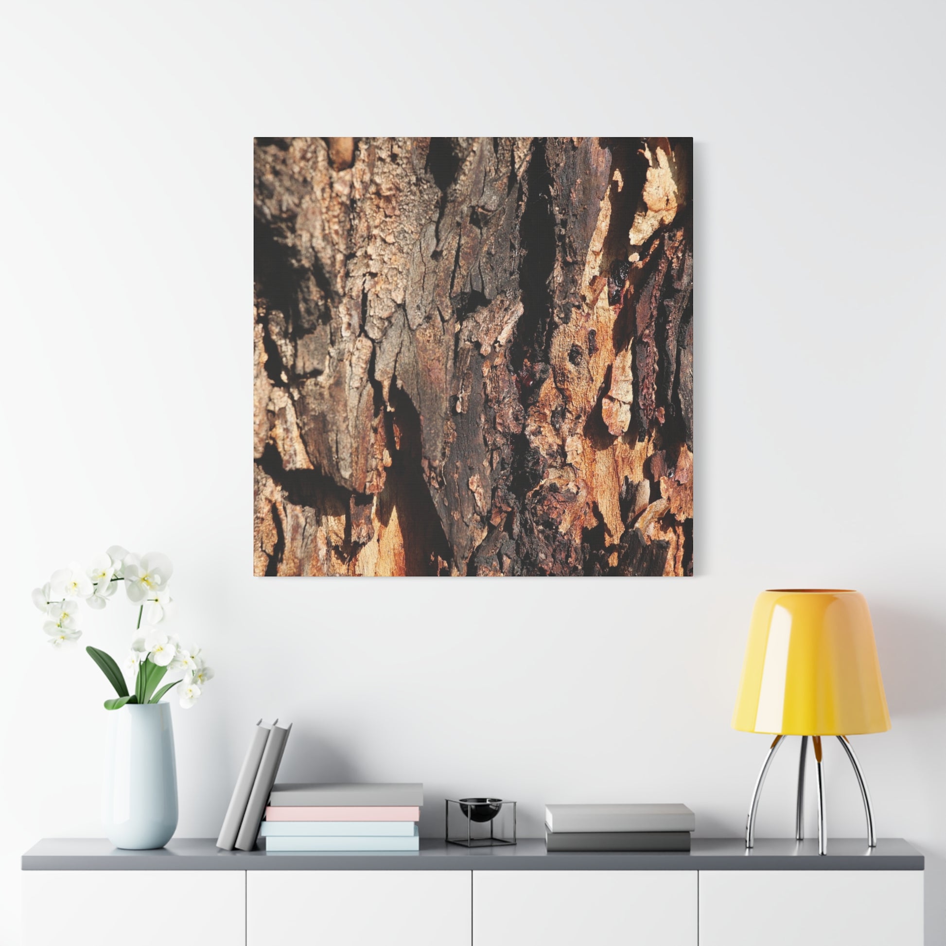 Wooden Terrain - Unique Frameless Canvas Wall Art - Art By Earth