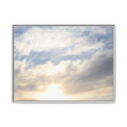 Sky's Ethereal Whisper - Unique Stretched Canvas Wall Art - Art By Earth