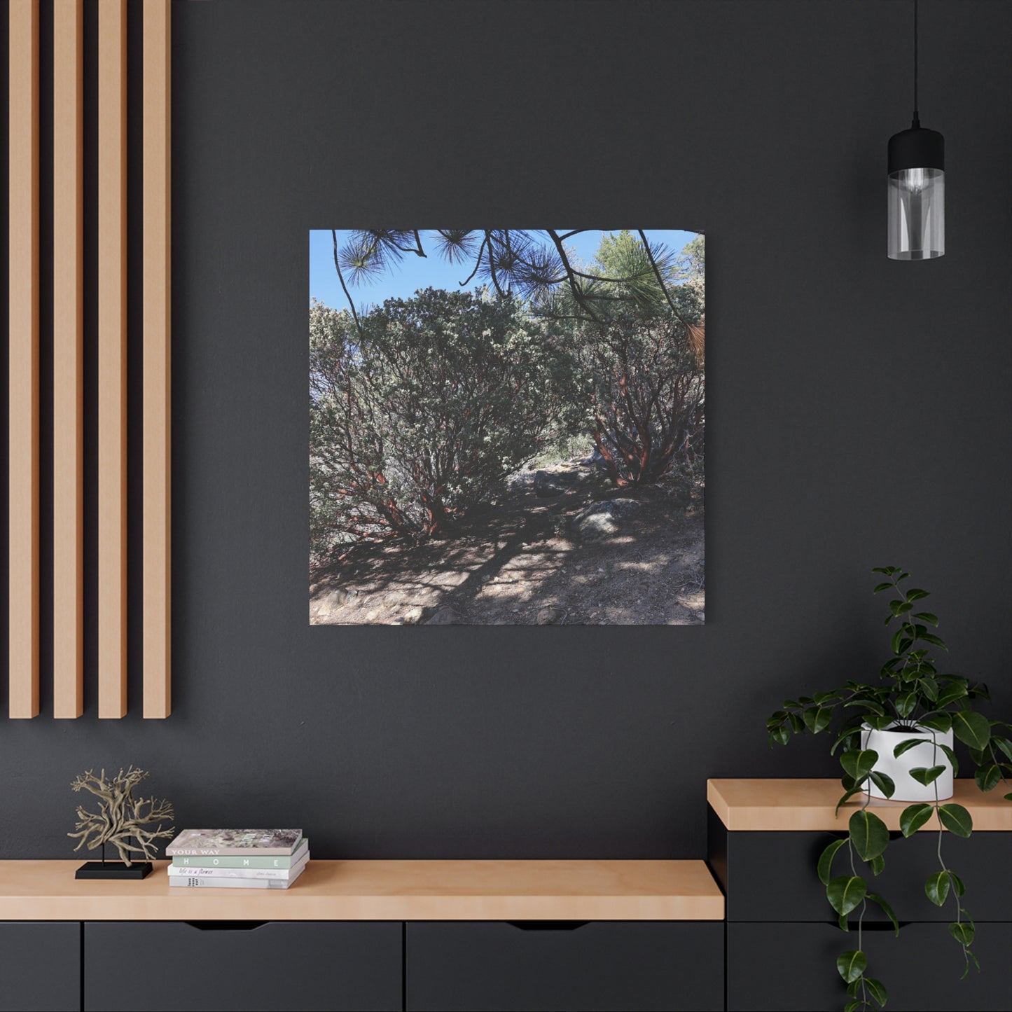 Desert Blooms - Unique Frameless Canvas Wall Art