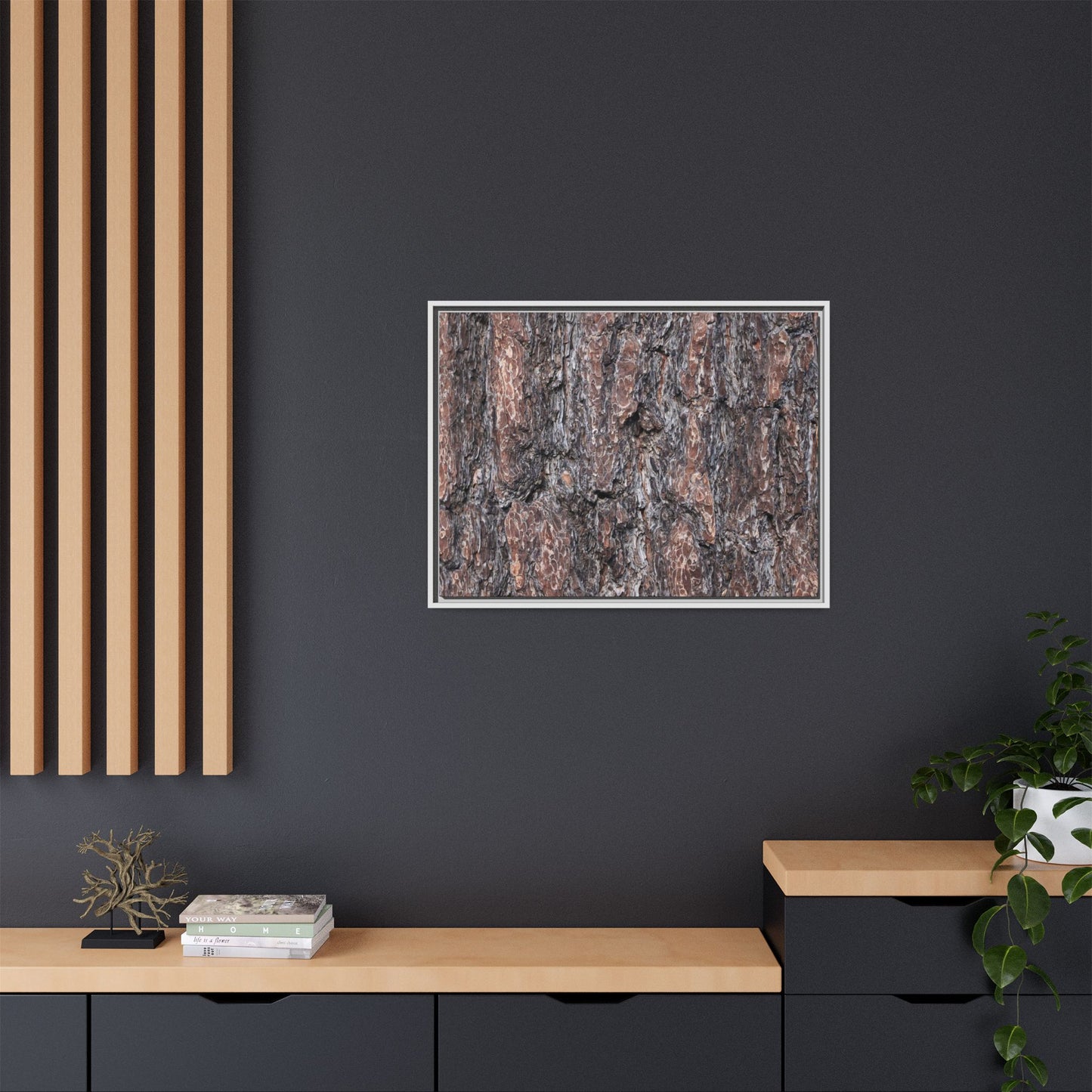Echoes of Wood - Unique Stretched Canvas Wall Art