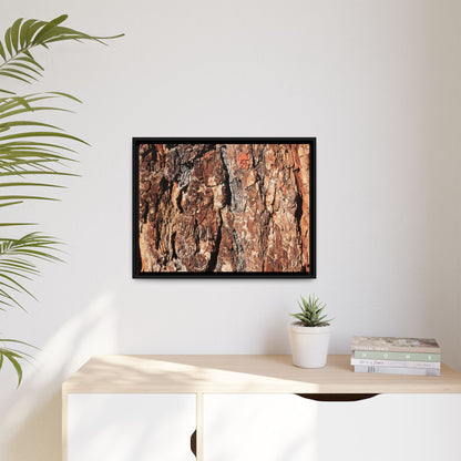 Nature's Rugged Canvas - Unique Stretched Canvas Wall Art