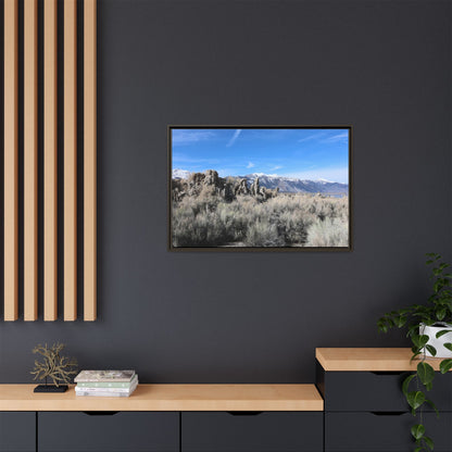 Whispers of the Sagebrush Steppe - Unique Stretched Canvas Wall Art
