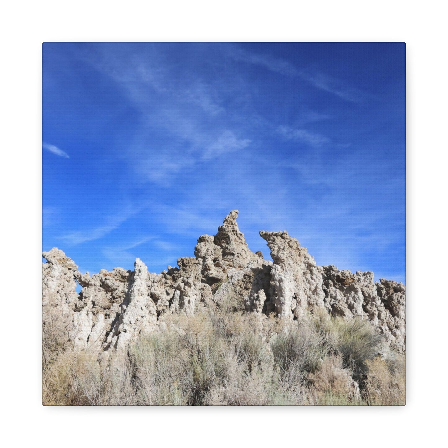 Sentinel Spires - Unique Frameless Canvas Wall Art