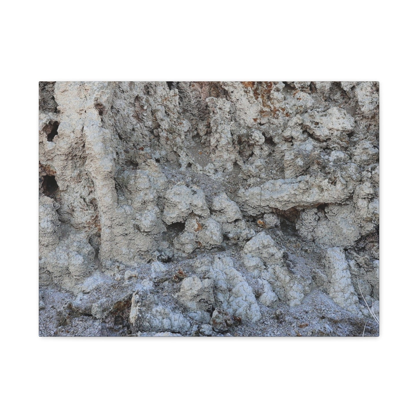 Cracked Earth Whispers - Unique Frameless Canvas Wall Art