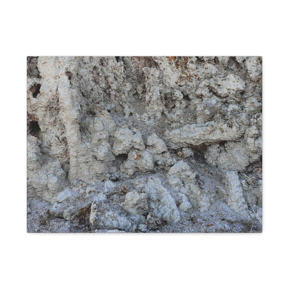 Cracked Earth Whispers - Unique Frameless Canvas Wall Art