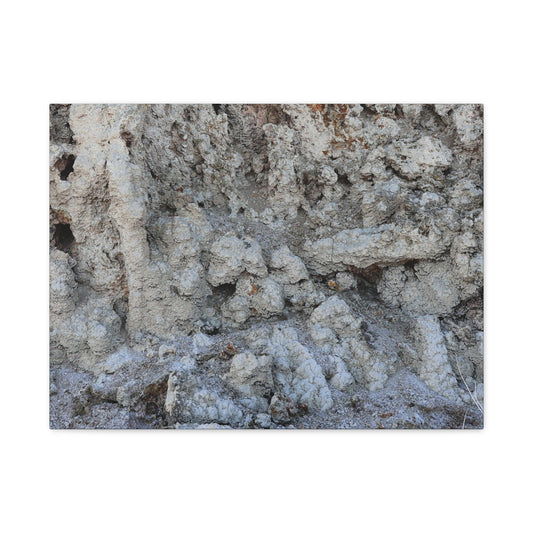 Cracked Earth Whispers - Unique Frameless Canvas Wall Art