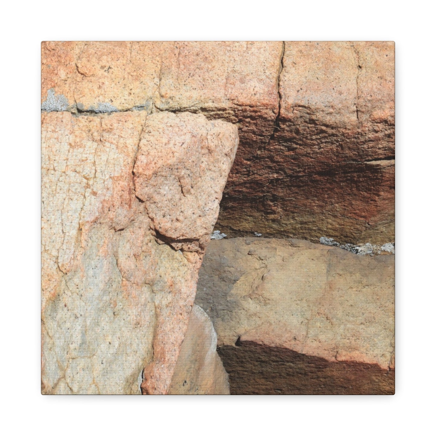 Layered Echoes - Unique Frameless Canvas Wall Art - Art By Earth