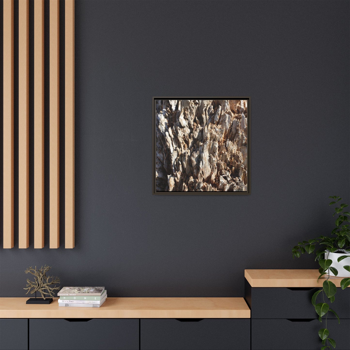 Fractal Fragments - Unique Stretched Canvas Wall Art