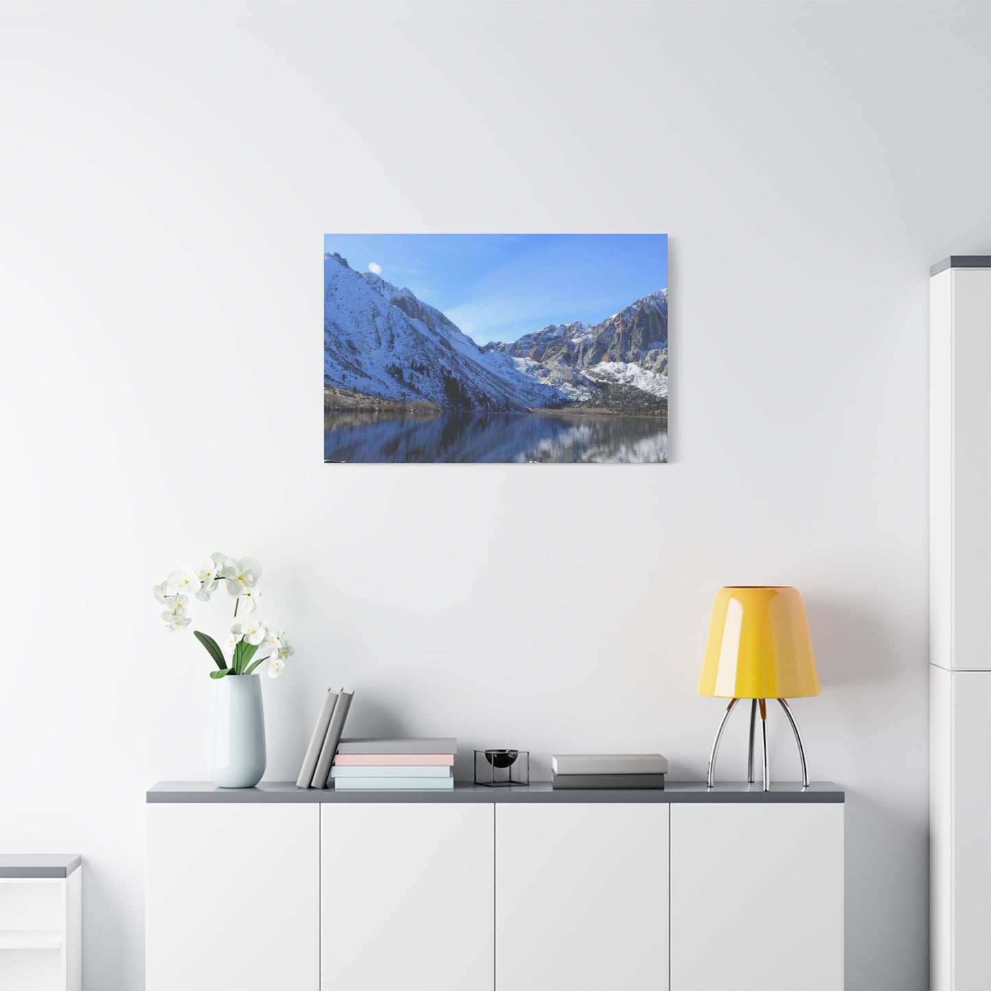 Reflections of Silence - Unique Frameless Canvas Wall Art