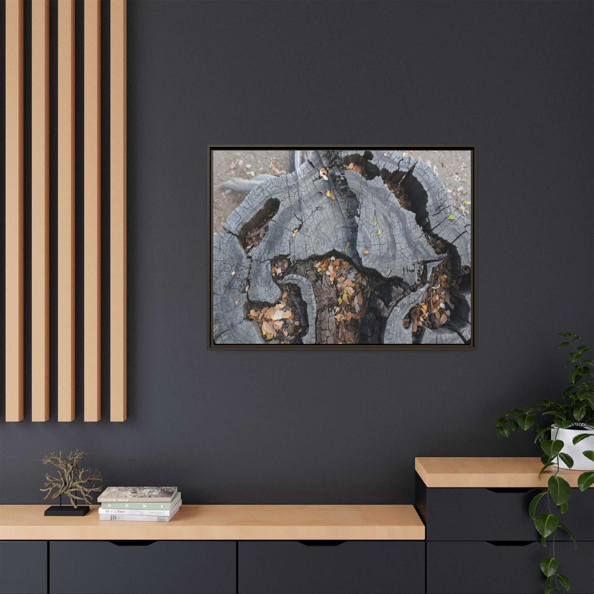 Time's Fractal Memory - Unique Stretched Canvas Wall Art - Art By Earth