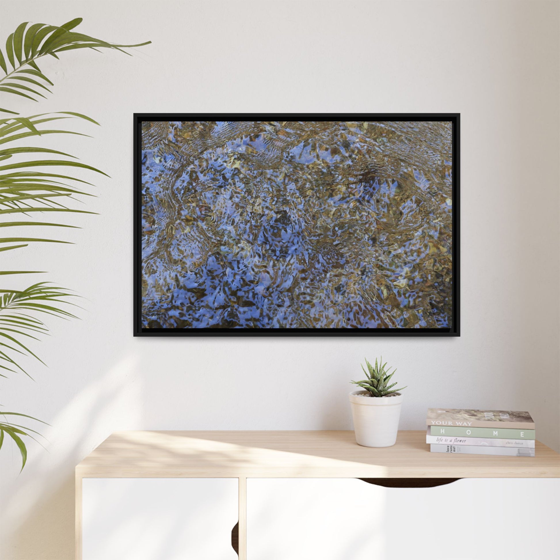 Aquatic Reflections - Unique Stretched Canvas Wall Art - Art By Earth