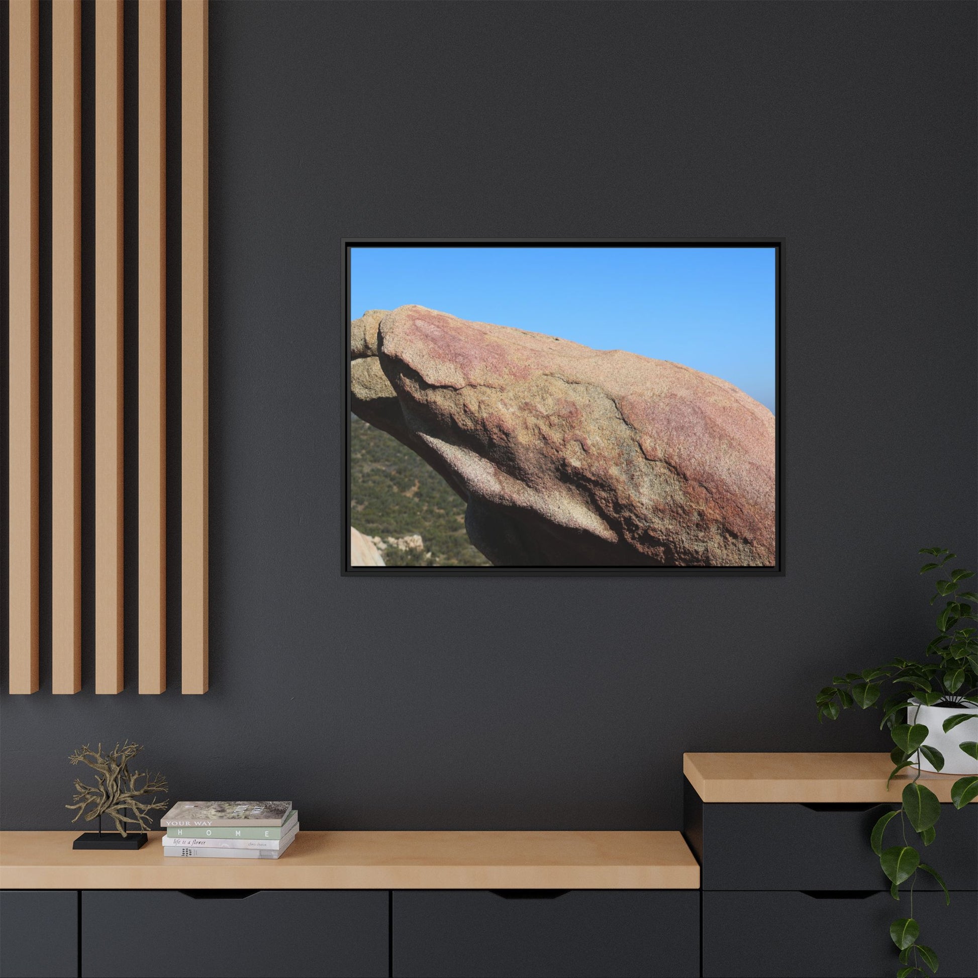 Sleeping Stone - Unique Stretched Canvas Wall Art - Art By Earth