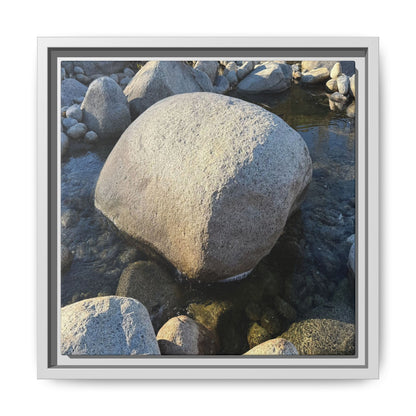 Rocky Riverbed - Unique Stretched Canvas Wall Art - Art By Earth