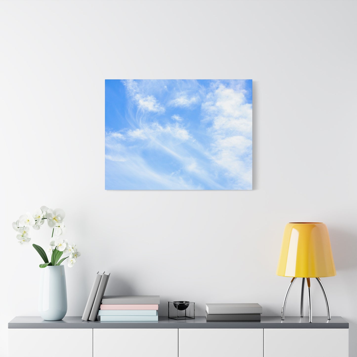 Whispers of Cerulean - Unique Frameless Canvas Wall Art - Art By Earth