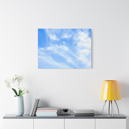 Whispers of Cerulean - Unique Frameless Canvas Wall Art - Art By Earth