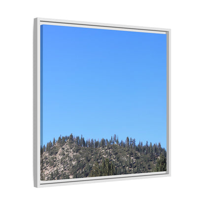 Blue Silence - Unique Stretched Canvas Wall Art