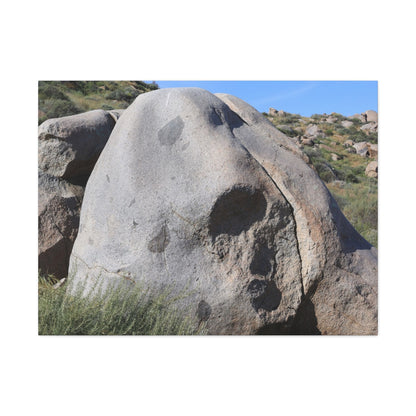 Skull Rock - Unique Frameless Canvas Wall Art - Art By Earth