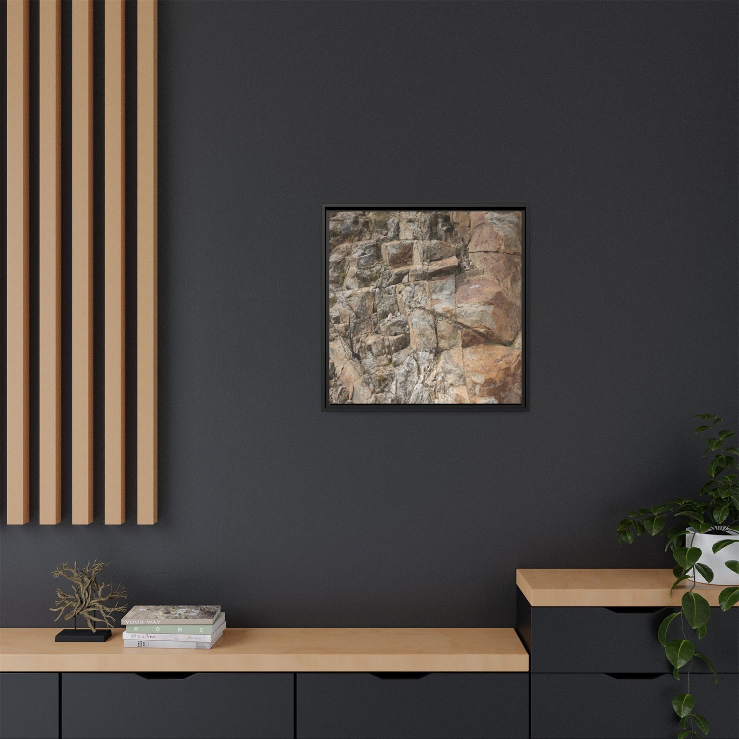 Sandstone Symphony - Unique Stretched Canvas Wall Art - Art By Earth