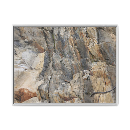 Stone's Silent Symphony - Unique Stretched Canvas Wall Art - Art By Earth
