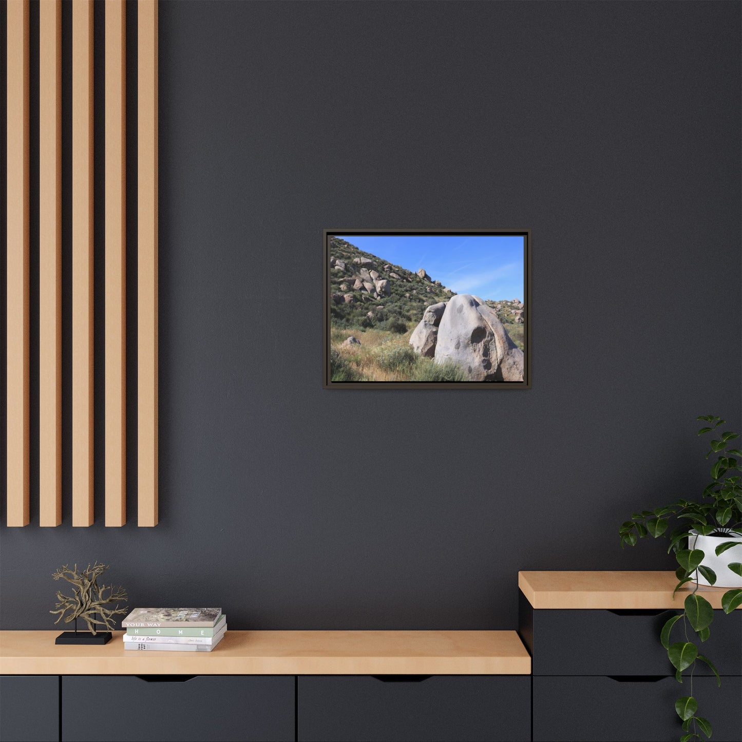Ancient Stone Guardian - Unique Stretched Canvas Wall Art - Art By Earth