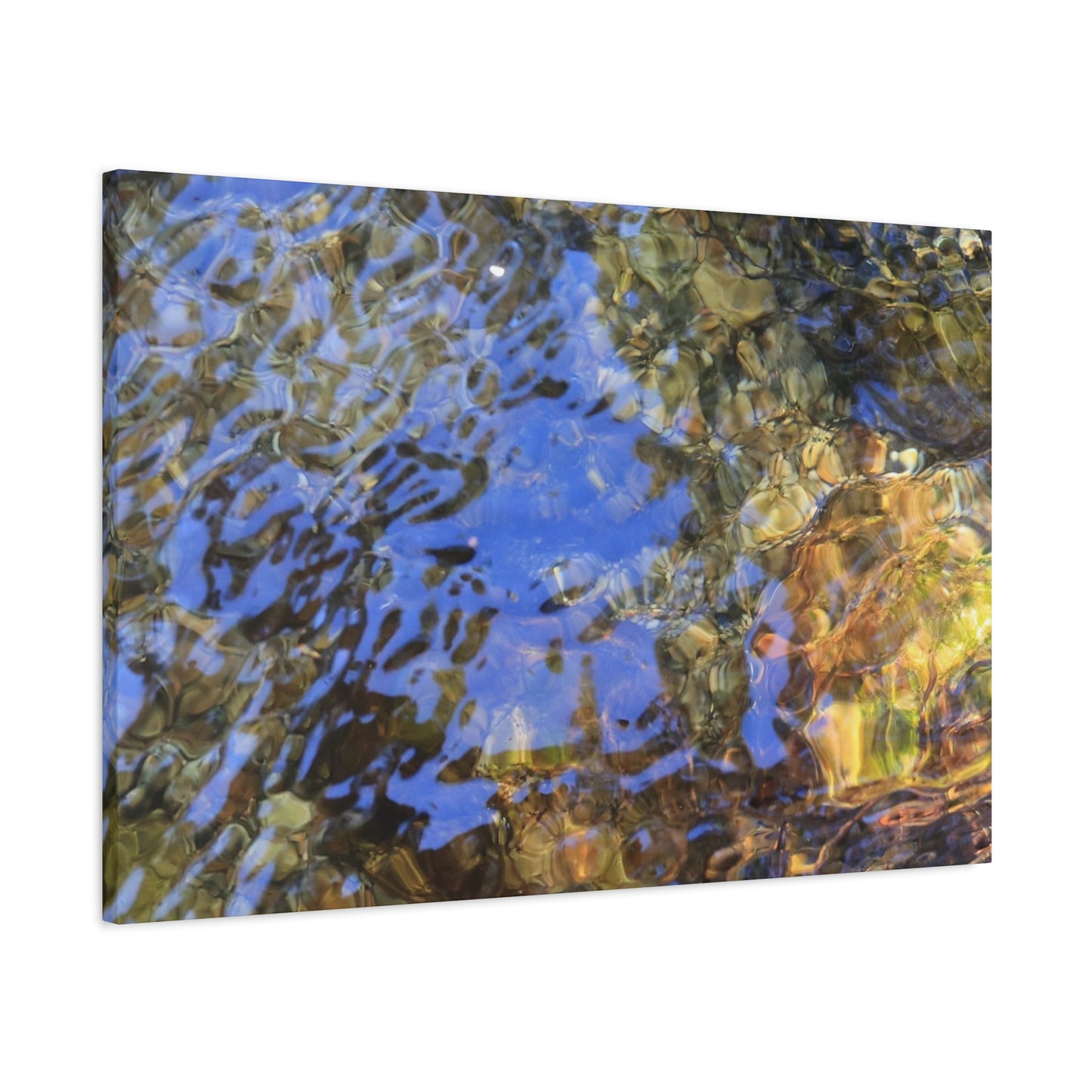 Water's Whisper - Unique Frameless Canvas Wall Art - Art By Earth