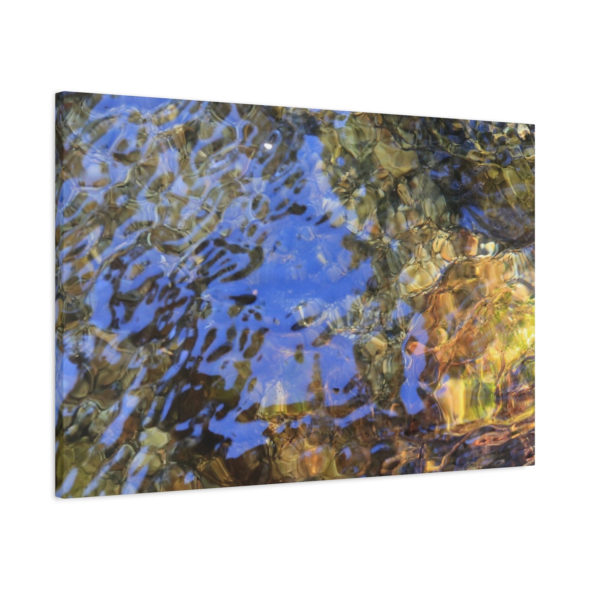 Water's Whisper - Unique Frameless Canvas Wall Art - Art By Earth