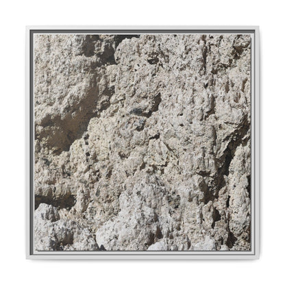 Weathered Stone Whispers - Unique Stretched Canvas Wall Art