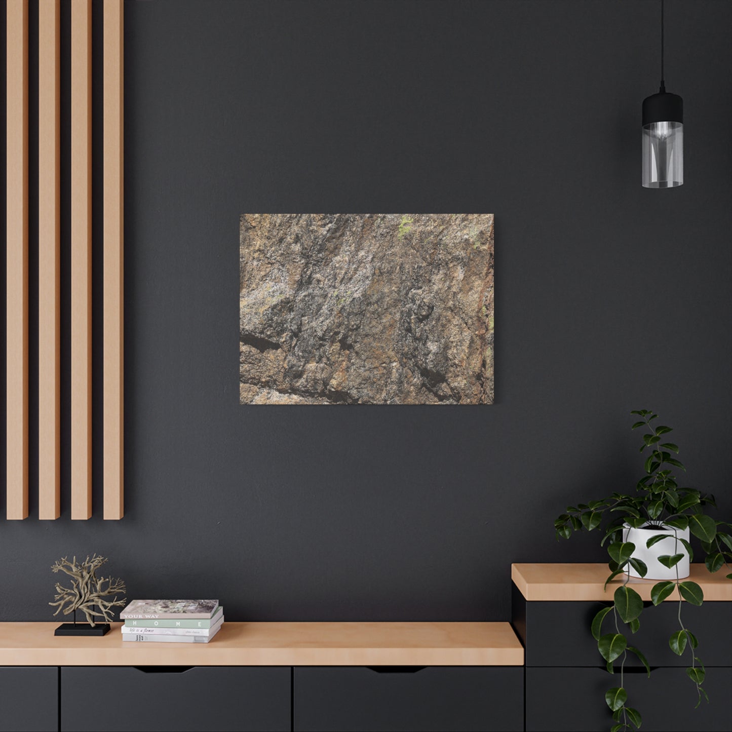 Weathered Stone Secrets - Unique Frameless Canvas Wall Art - Art By Earth