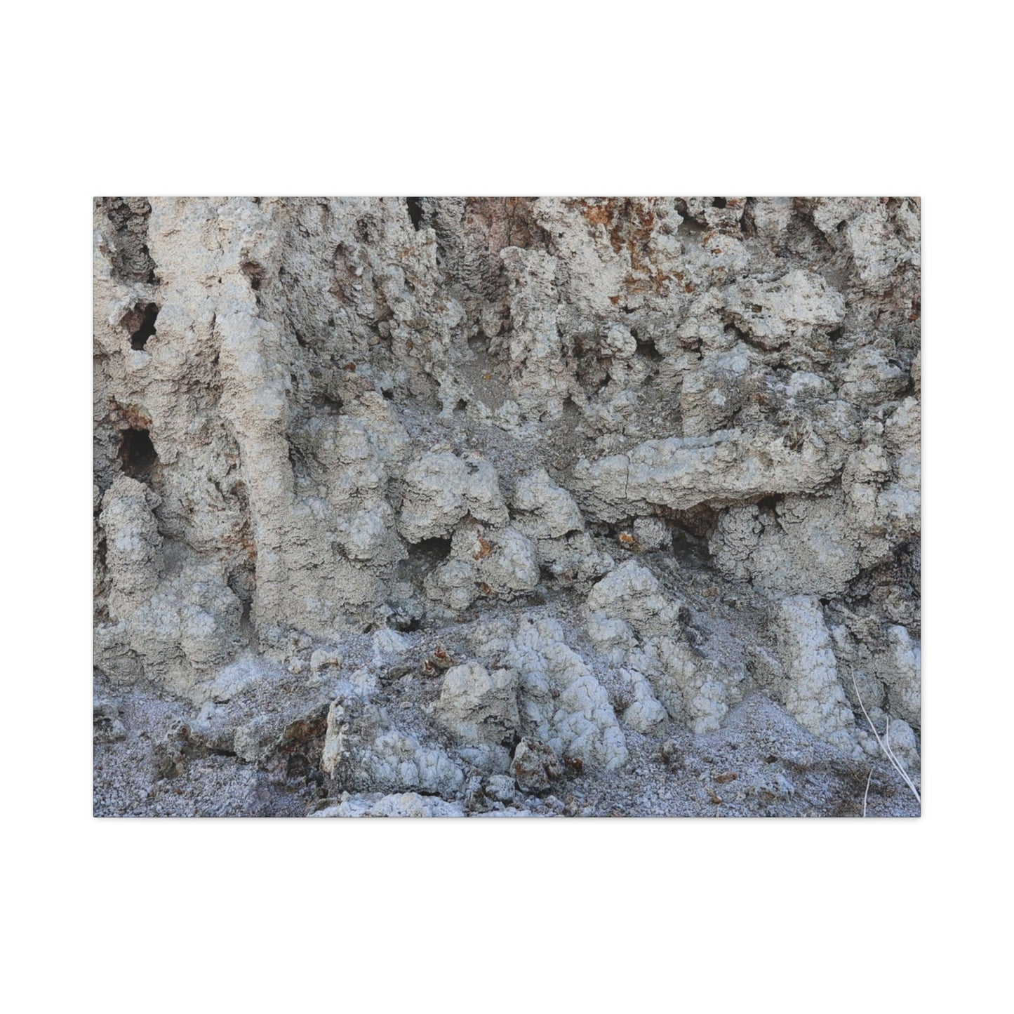 Cracked Earth Whispers - Unique Frameless Canvas Wall Art