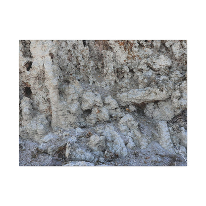 Cracked Earth Whispers - Unique Frameless Canvas Wall Art