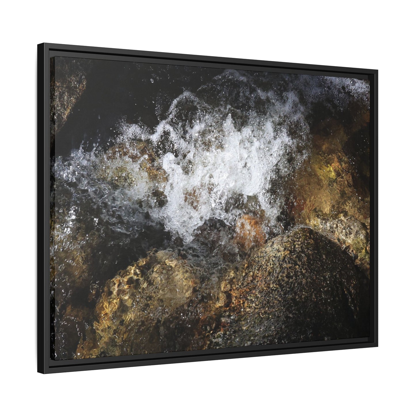Cascading Momentum - Unique Stretched Canvas Wall Art - Art By Earth