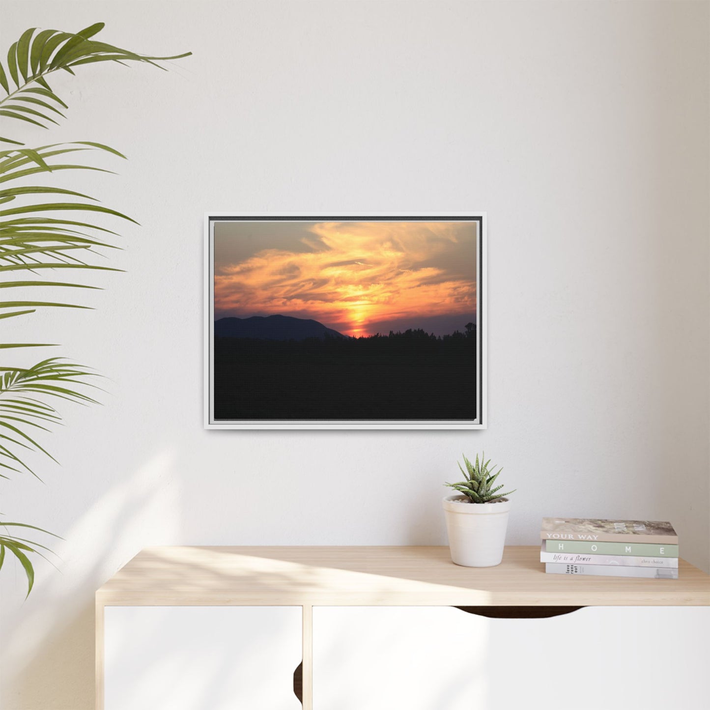 Gilded Horizon - Unique Stretched Canvas Wall Art - Art By Earth
