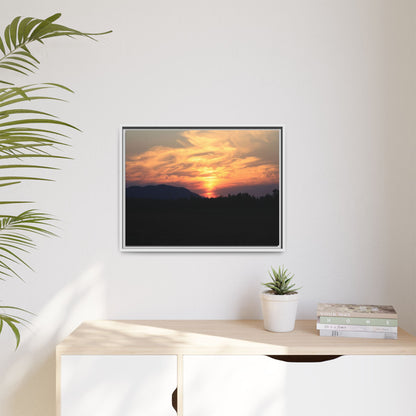 Gilded Horizon - Unique Stretched Canvas Wall Art - Art By Earth