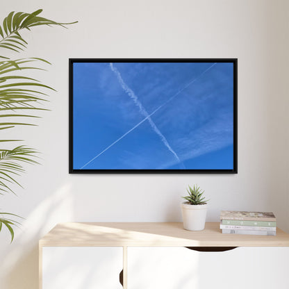 Sky Crossroads - Unique Stretched Canvas Wall Art - Art By Earth
