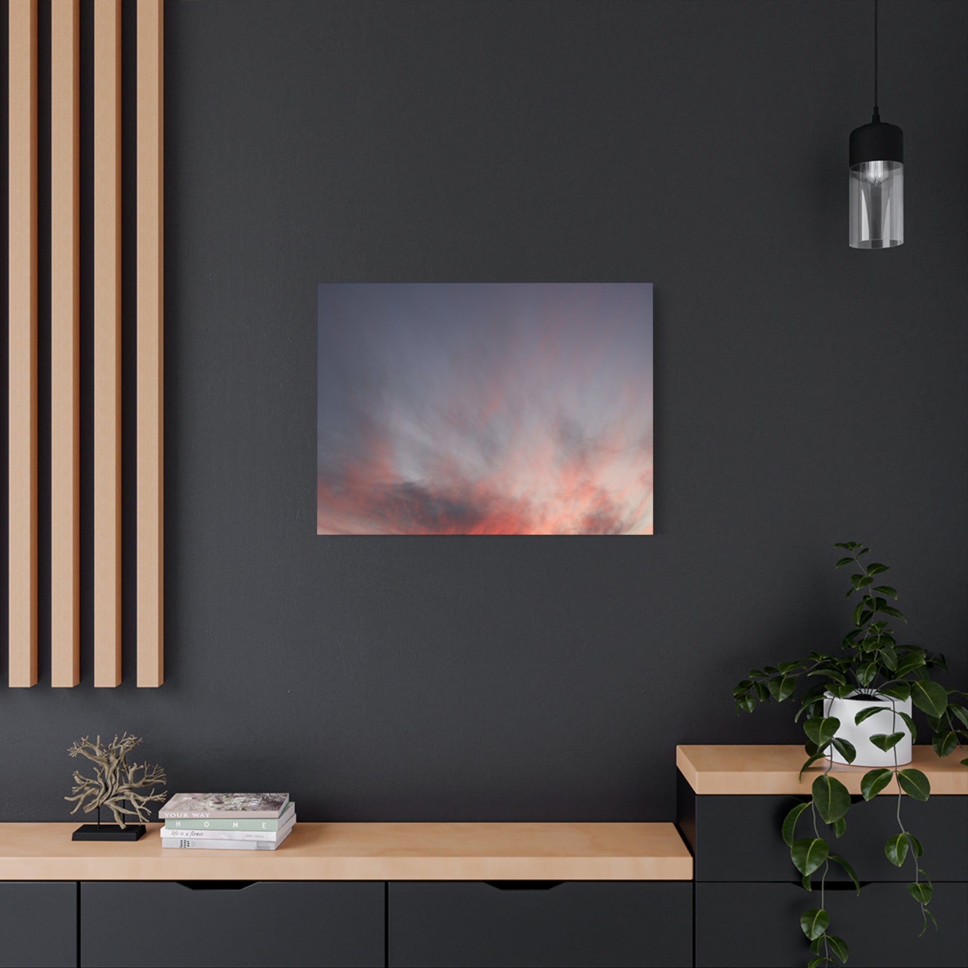 Ethereal Sunset - Unique Frameless Canvas Wall Art - Art By Earth