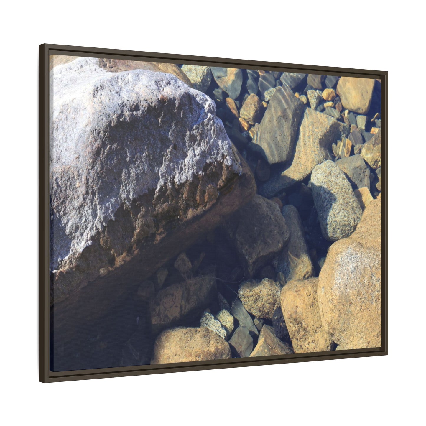 Stone Sanctuary - Unique Stretched Canvas Wall Art