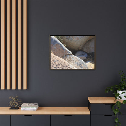 Boulder Shelter - Unique Stretched Canvas Wall Art