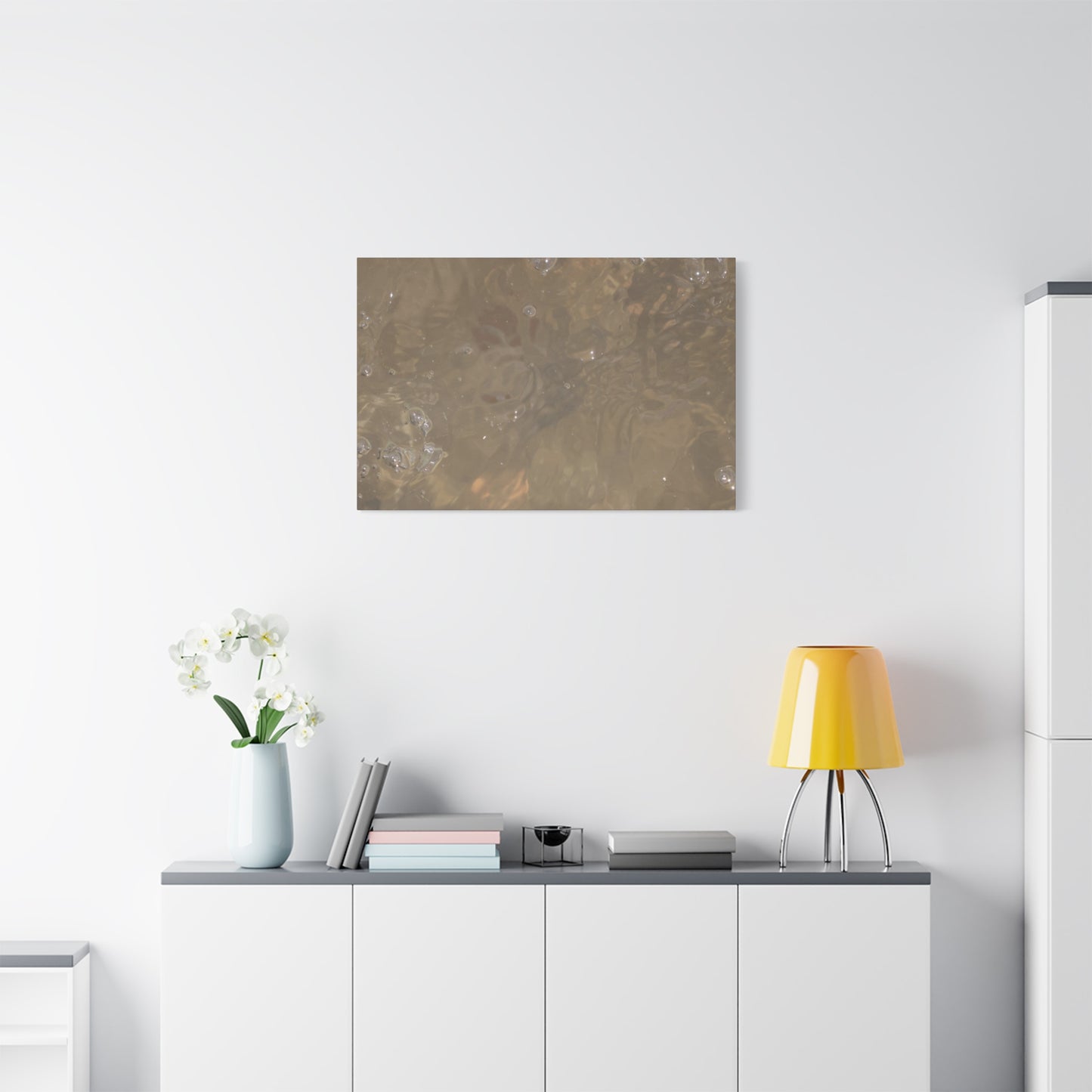 Echoes of Liquid Gold - Unique Frameless Canvas Wall Art - Art By Earth