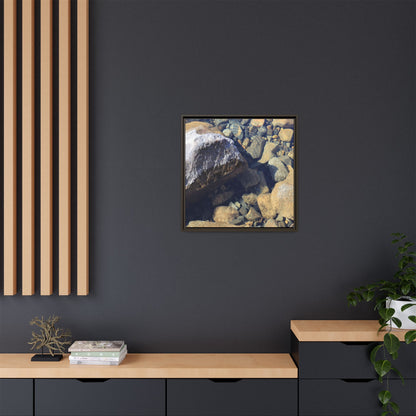 Stone Sanctuary - Unique Stretched Canvas Wall Art